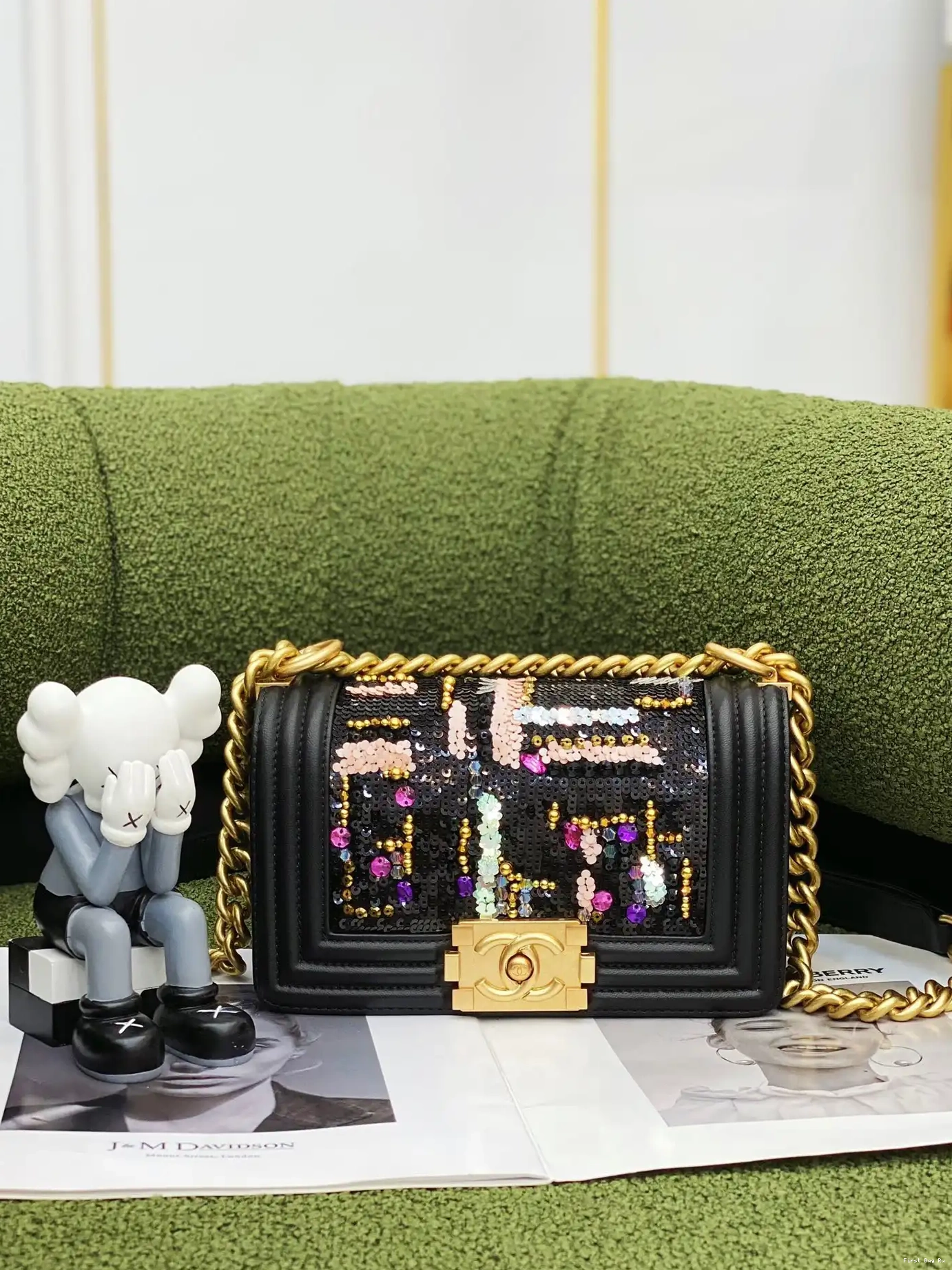 First Bag Ru BOY BAG 20CM CHANEL 0521